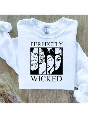 Perfectly Wicked Disney Villain Queens Sweatshirt Sweater
